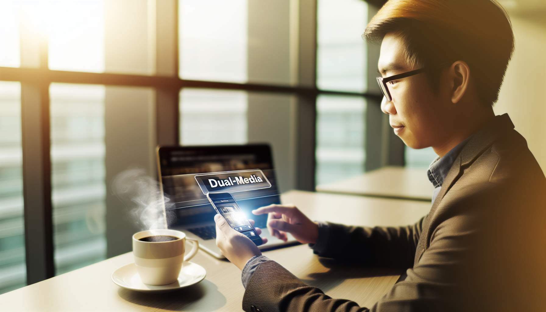 Découvre l'application dualmedia qui change tout !