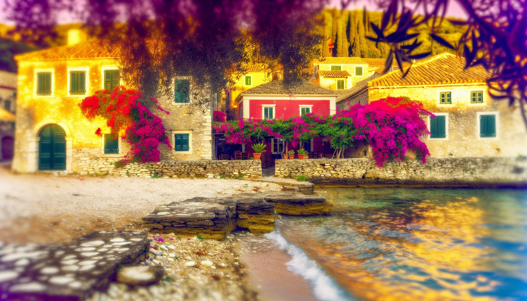 sidari-corfou-village